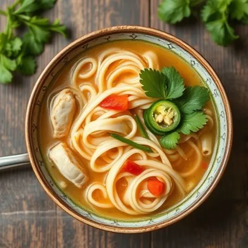 chicken noodles soup 
